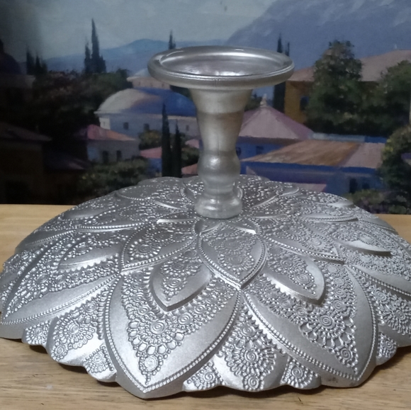 🌇Silver Overlay Footed Compote Dish European Style,Like🆕Vintage.🏆🎻 - Picture 5 of 16